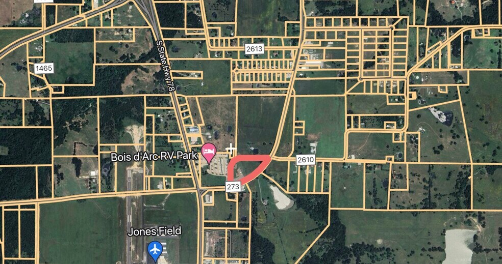 347 FM 273, Bonham, TX à vendre - Aérien - Image 3 de 6