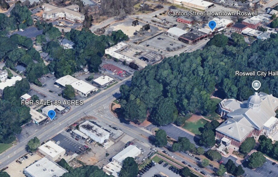 Historic Downtown Roswell- .89 Acres portefeuille de 3 propriétés à vendre sur LoopNet.ca - Photo du bâtiment - Image 3 de 11