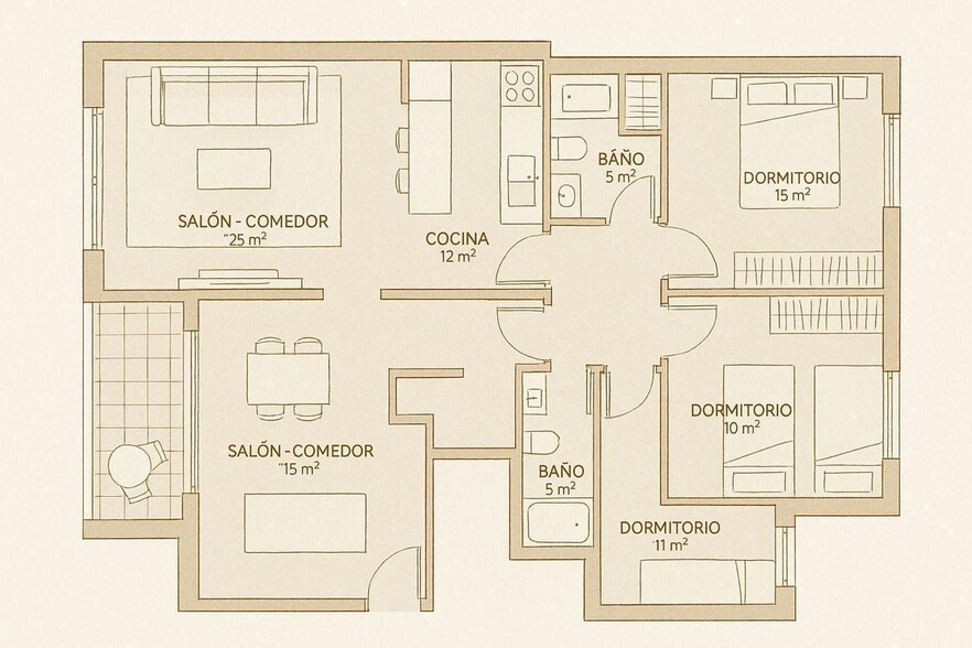 Glorieta, 19, Alberic, Valencia for sale - Floor Plan - Image 1 of 10