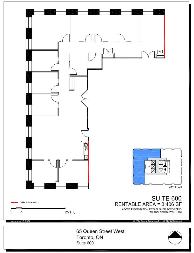 65 Queen St W, Toronto, ON for lease Floor Plan- Image 1 of 1