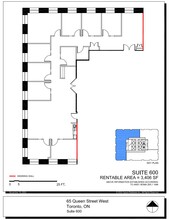 65 Queen St W, Toronto, ON for lease Floor Plan- Image 1 of 1