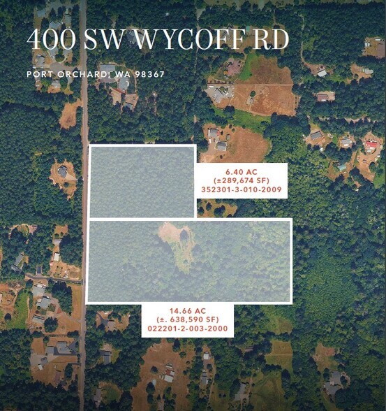400 SW Wycoff Rd, Port Orchard, WA à vendre - Photo principale - Image 1 de 3