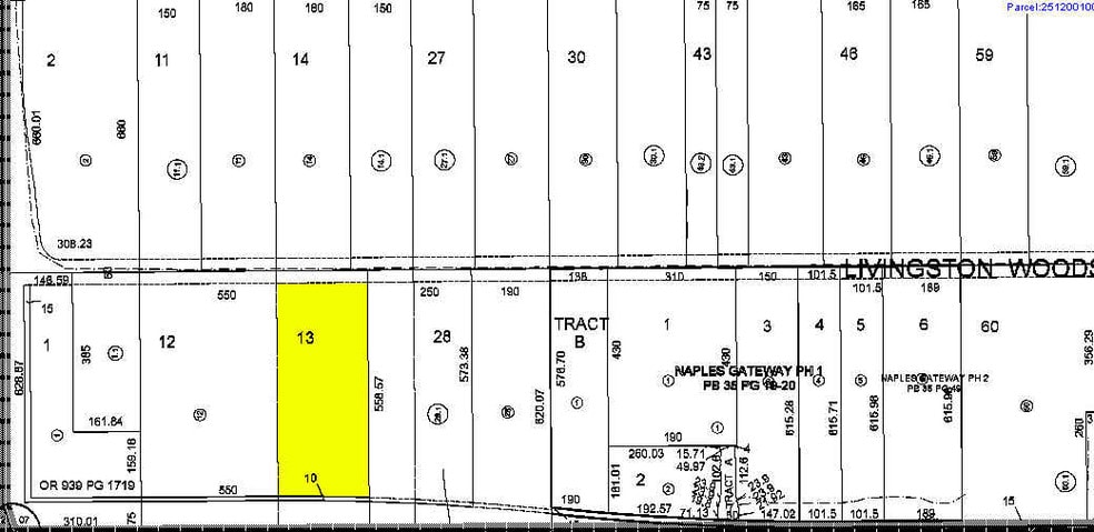 3459 Pine Ridge Rd, Naples, FL for lease - Plat Map - Image 2 of 34