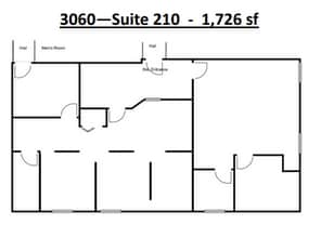 3060-3080 Ogden Ave, Lisle, IL à louer Plan d’étage- Image 1 de 1