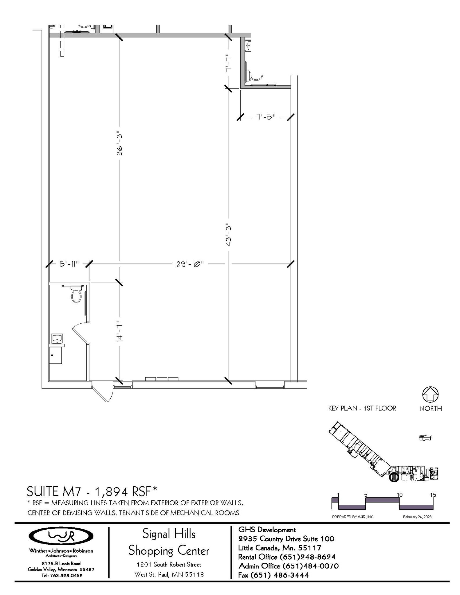 1201 Robert St S, West Saint Paul, MN à louer Plan d’étage- Image 1 de 2