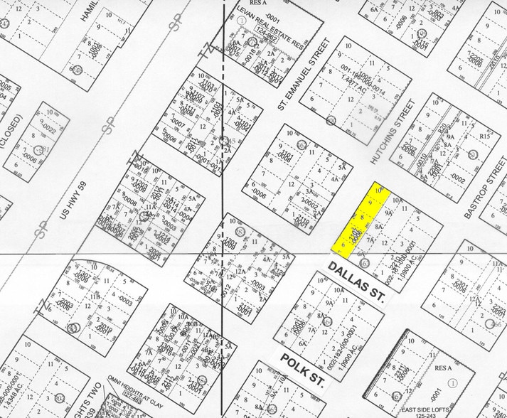 2202 Dallas St, Houston, TX for lease - Plat Map - Image 2 of 5