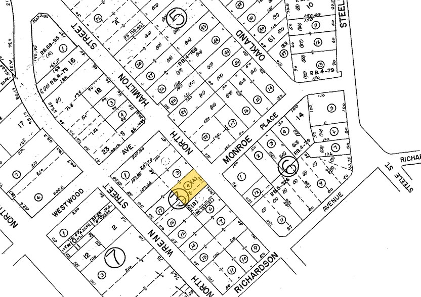 425 N Hamilton St, High Point, NC à vendre - Plan cadastral - Image 1 de 1