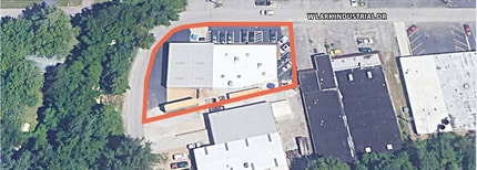 1482 W Lark Industrial Dr, Fenton, MO - Aerial  map view