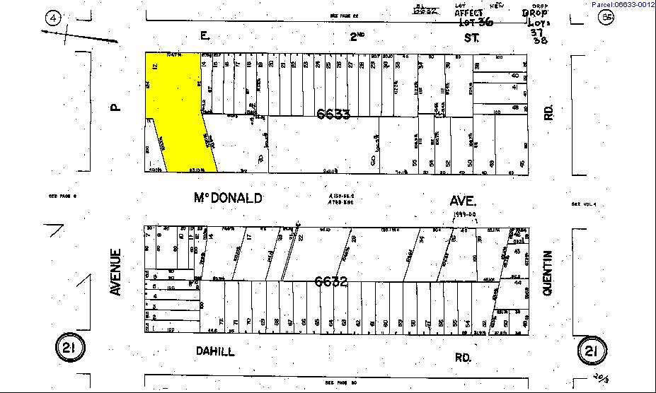 406-420 Avenue P, Brooklyn, NY à louer - Plan cadastral - Image 2 de 2