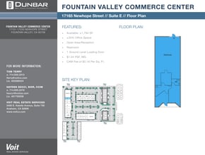 17151 Newhope St, Fountain Valley, CA for lease Floor Plan- Image 1 of 1