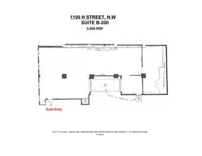 1100 H St NW, Washington, DC à louer Plan de site- Image 1 de 4