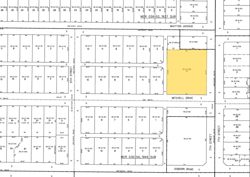 3508 N 7th St, Phoenix, AZ à louer - Plan cadastral - Image 2 de 12