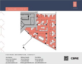 1220 L St NW, Washington, DC for lease Floor Plan- Image 1 of 1