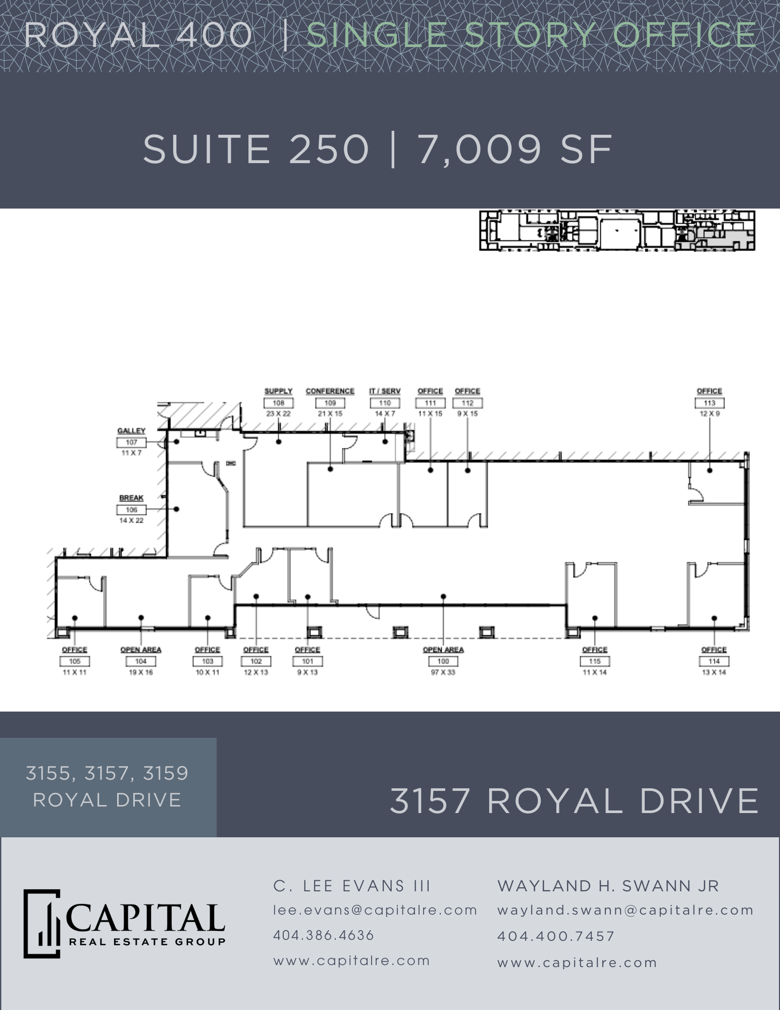 3155 Royal Dr, Alpharetta, GA à louer Plan d’étage- Image 1 de 1