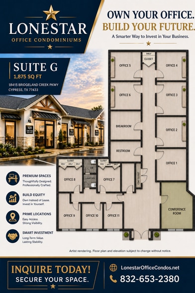 18415 Bridgeland Creek Pkwy, Cypress, TX à vendre - Photo du bâtiment - Image 2 de 6