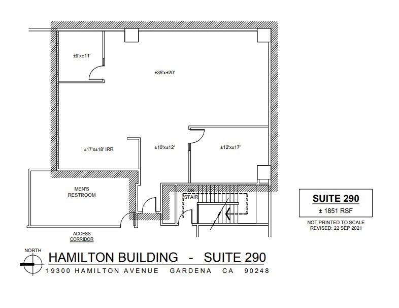 19300 S Hamilton Ave, Gardena, CA for lease Floor Plan- Image 1 of 1