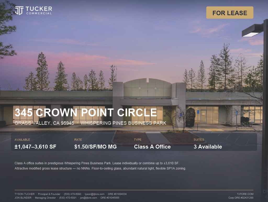 345 Crown Point Cir, Grass Valley, CA for lease Primary Photo- Image 1 of 63