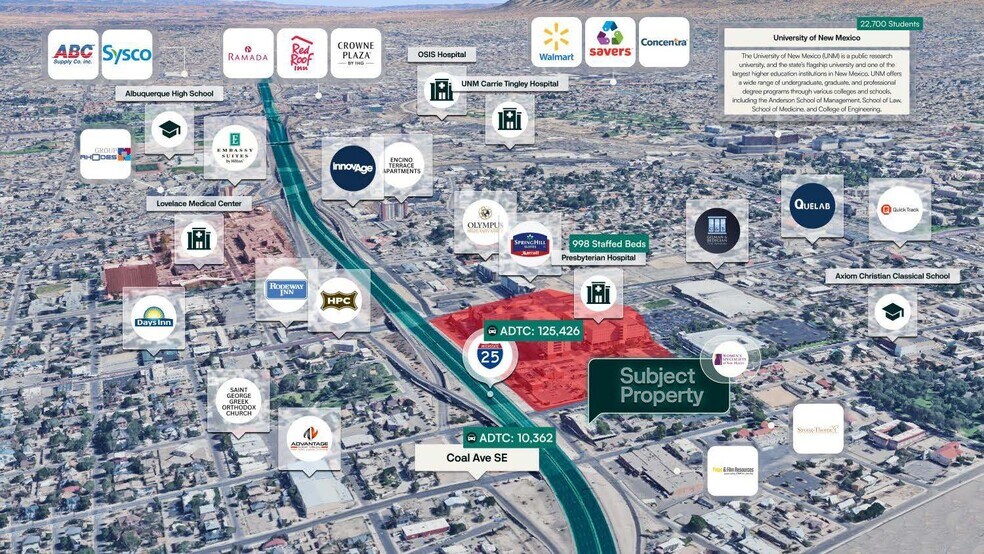 1001 Coal Ave SE, Albuquerque, NM à vendre - Photo du bâtiment - Image 2 de 2