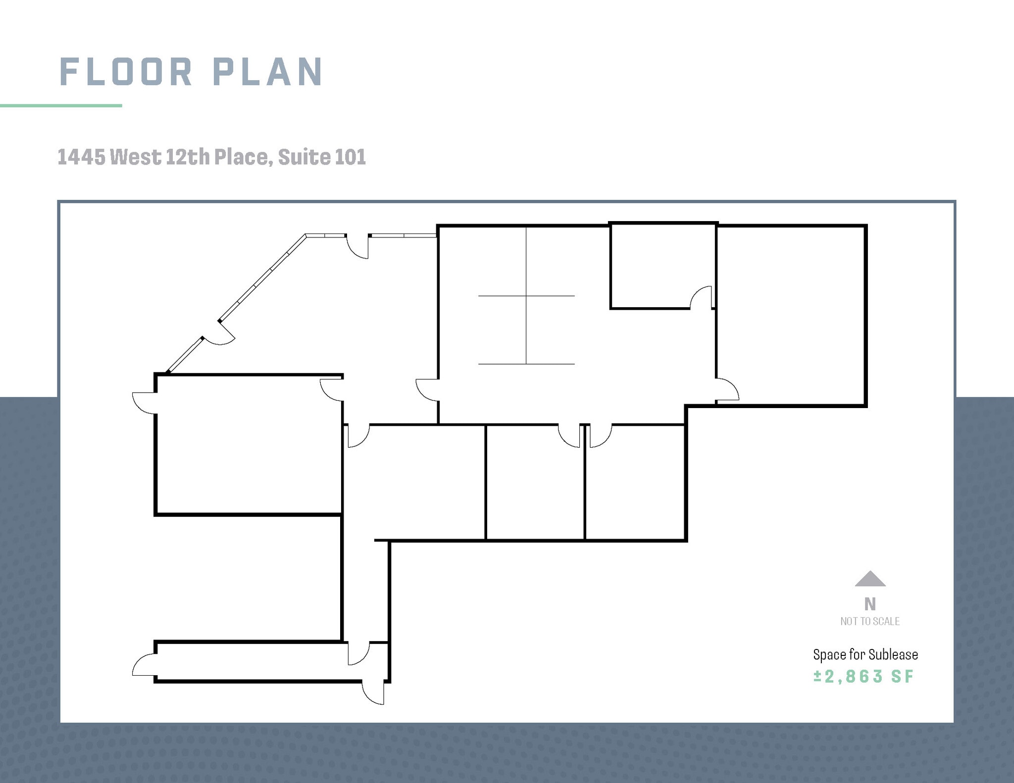 1445 W 12th Pl, Tempe, AZ for lease Floor Plan- Image 1 of 1