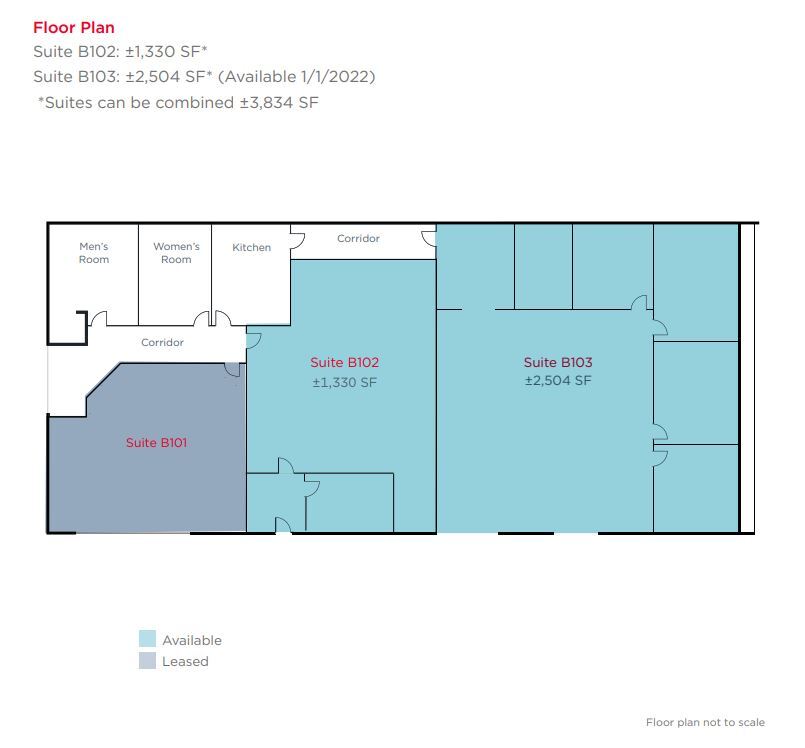 2400 Wyandotte St, Mountain View, CA à louer Plan d’étage- Image 1 de 1