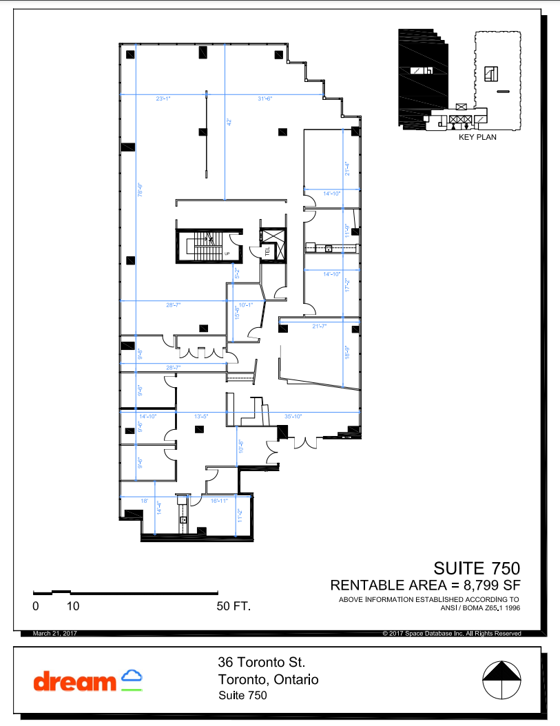 36 Toronto St, Toronto, ON for lease Floor Plan- Image 1 of 1