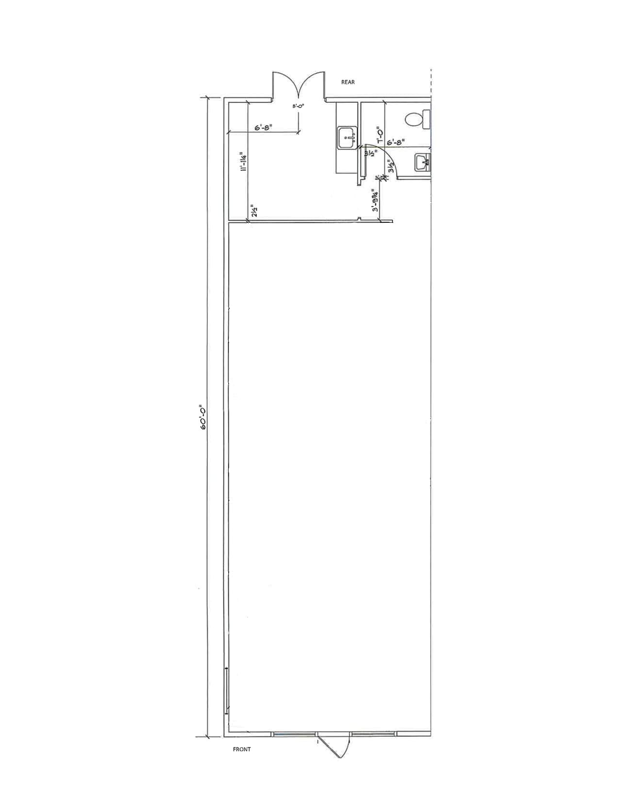 116 S Piney Rd, Chester, MD for lease Floor Plan- Image 1 of 2