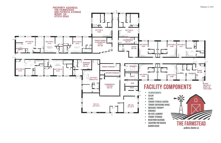 200 Patrick Ave, White, SD for lease - Floor Plan - Image 2 of 2
