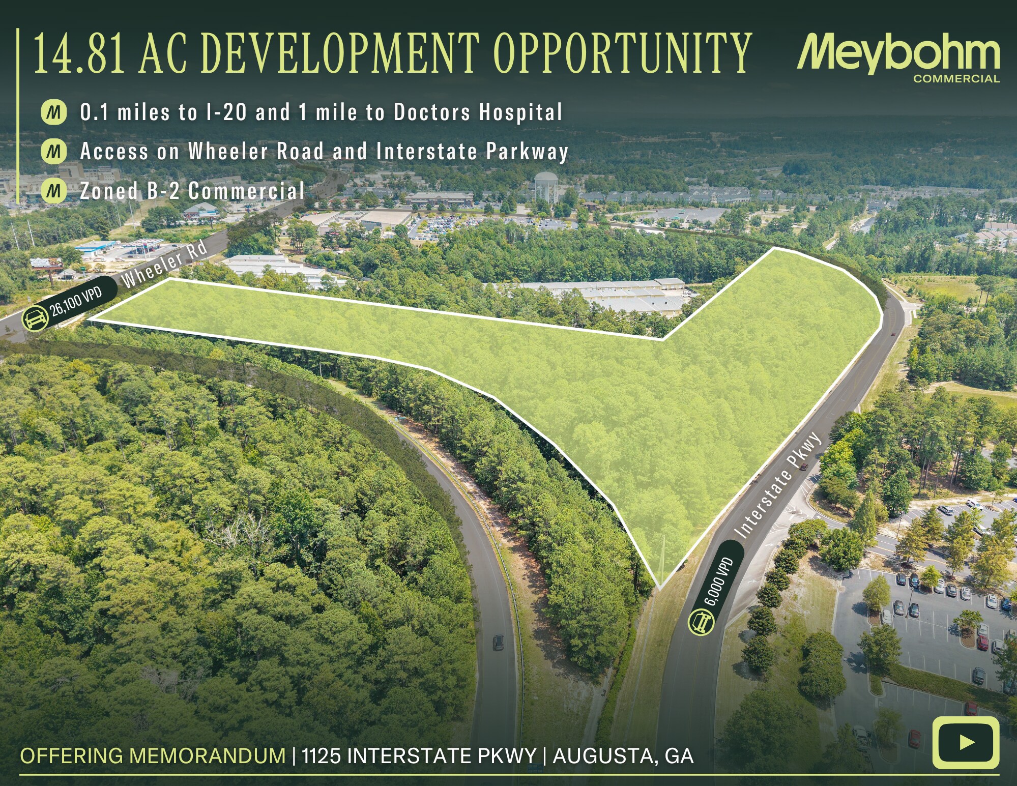 1125 Interstate Pkwy, Augusta, GA à vendre Photo du bâtiment- Image 1 de 17