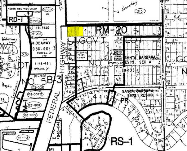 SE 5th St, Pompano Beach, FL à vendre Plan cadastral- Image 1 de 2
