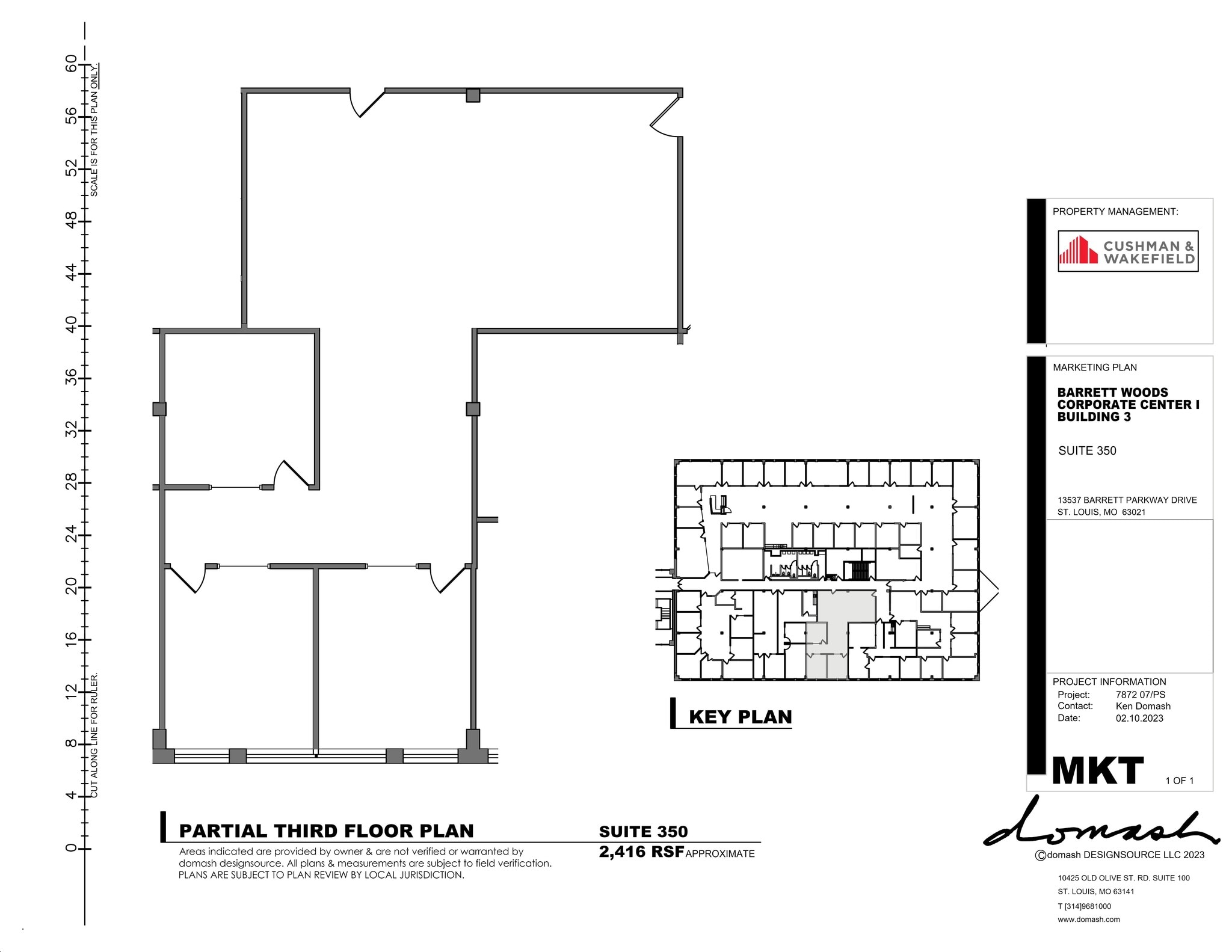 13537 Barrett Parkway Dr, Ballwin, MO à louer Plan de site- Image 1 de 1