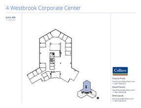 4 Westbrook Corporate Ctr, Westchester, IL for lease Floor Plan- Image 1 of 1