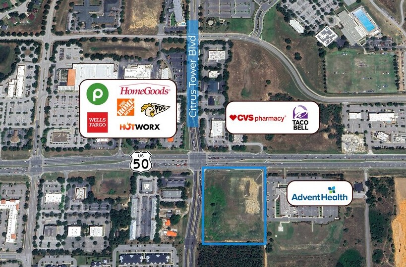 1795 E Highway 50, Clermont, FL à louer - Aérien - Image 2 de 2