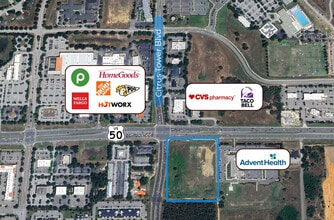 1795 E Highway 50, Clermont, FL - Aérien  Vue de la carte