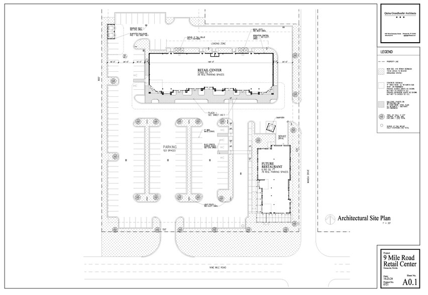 620 E Nine Mile Rd, Pensacola, FL à louer - Plan de site - Image 2 de 5