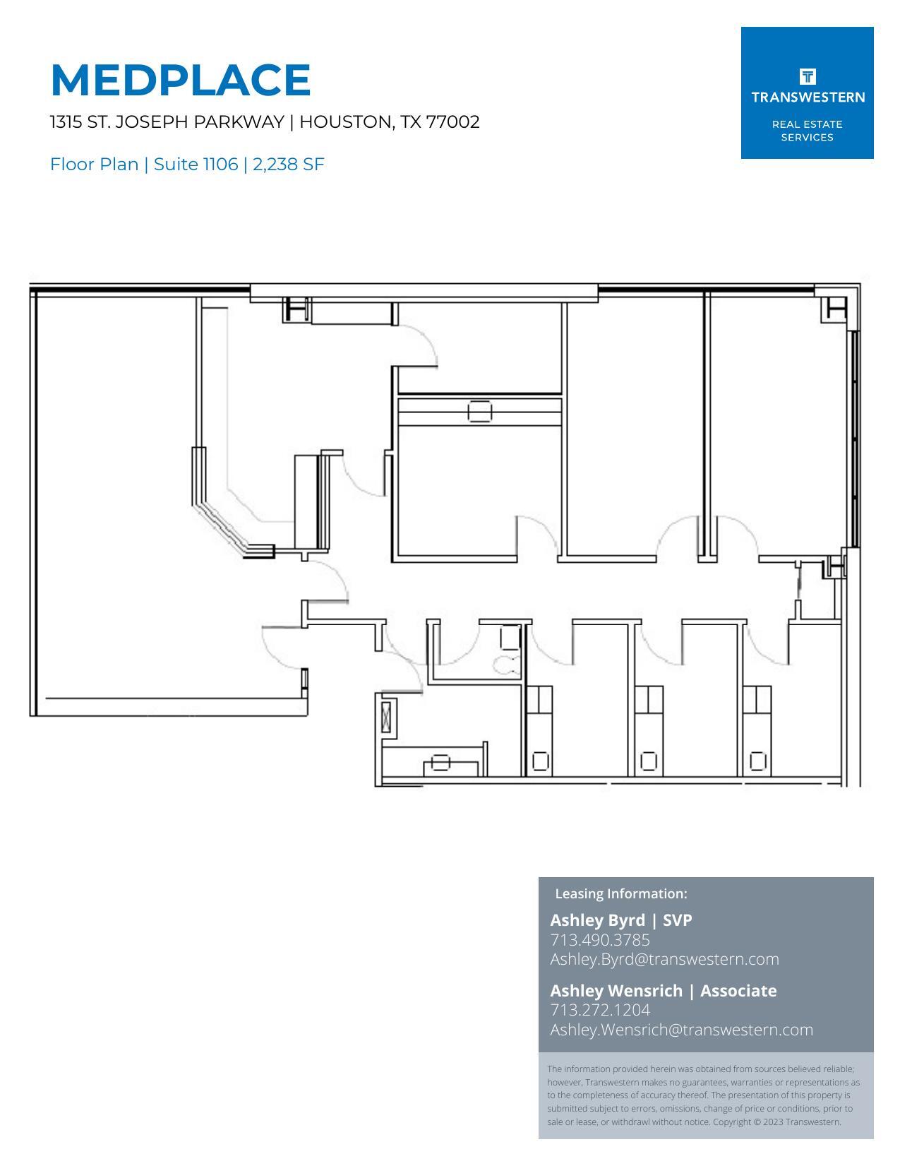 1315 St Joseph Pky, Houston, TX for sale Floor Plan- Image 1 of 2