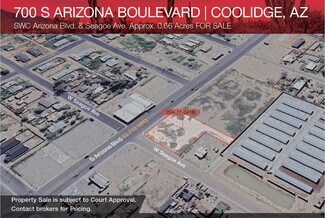 Plus de détails pour 700 S Arizona Blvd, Coolidge, AZ - Terrain à vendre