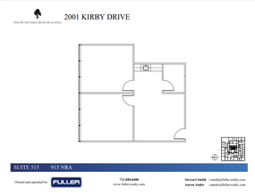 2001 Kirby Dr, Houston, TX à louer Plan d  tage- Image 1 de 1