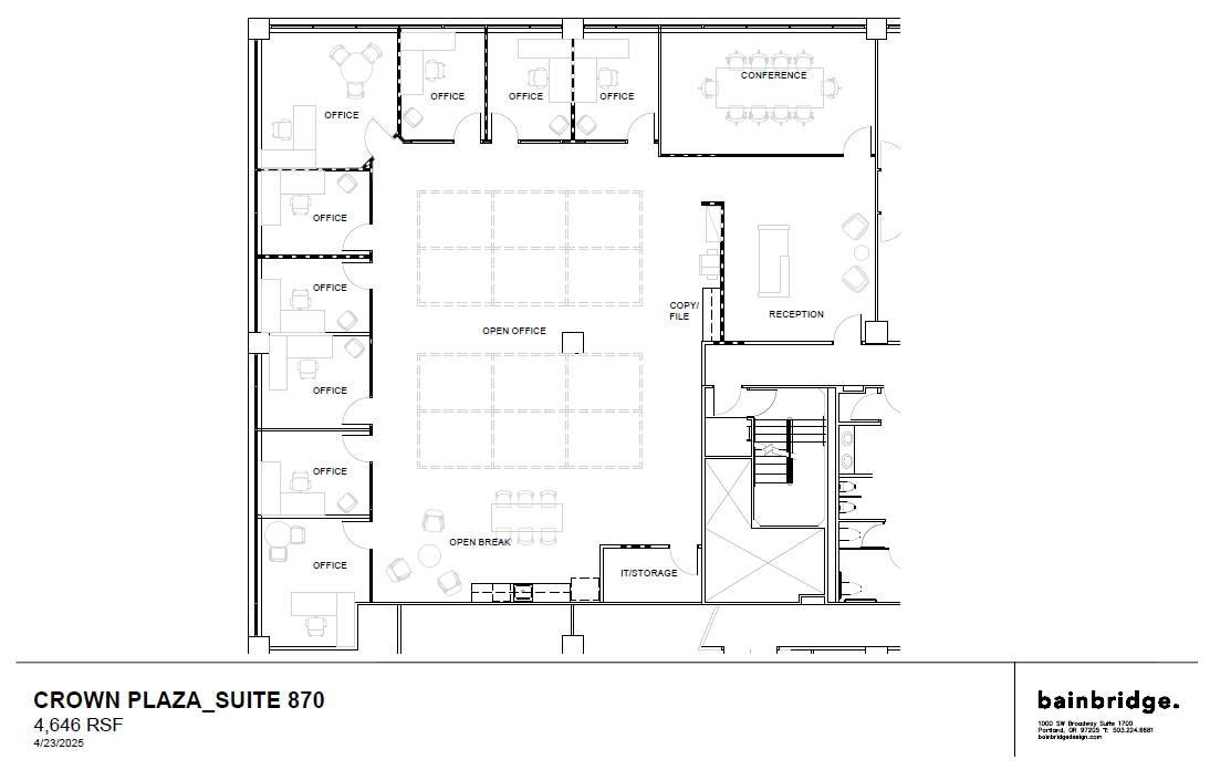 1500 SW 1st Ave, Portland, OR for lease Floor Plan- Image 1 of 4