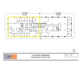 1130 E Arapaho Rd, Richardson, TX for lease Floor Plan- Image 1 of 4