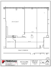 300 Galleria Officentre, Southfield, MI for lease Floor Plan- Image 1 of 2