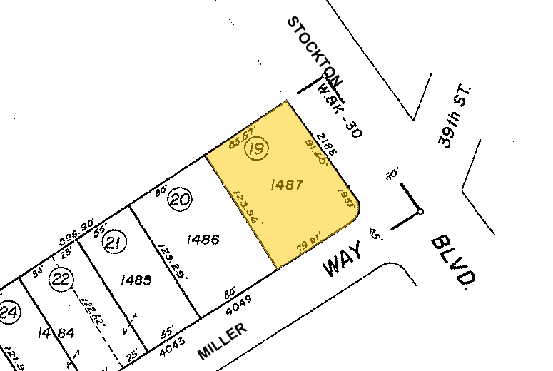 2188 Stockton Blvd, Sacramento, CA à louer - Plan cadastral - Image 3 de 3