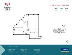 3333 Warrenville Rd, Lisle, IL for lease Floor Plan- Image 2 of 3