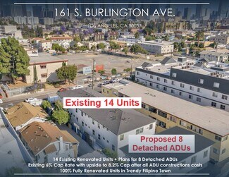 Plus de détails pour 161 S Burlington Ave, Los Angeles, CA - Multi-résidentiel à vendre