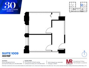 30 N Michigan Ave, Chicago, IL for lease Floor Plan- Image 1 of 4