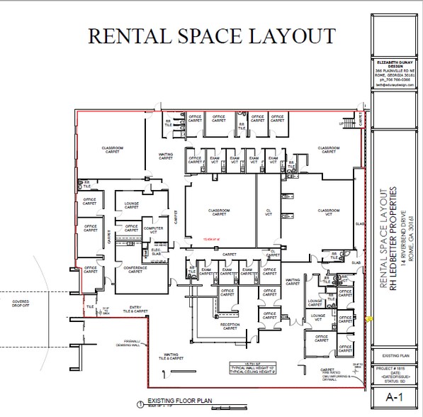 1476 Turner McCall Blvd SW, Rome, GA à louer - Plan d’étage - Image 2 de 3