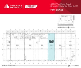 4800 Van Epps Rd, Brooklyn Heights, OH à louer Plan d’étage- Image 1 de 1