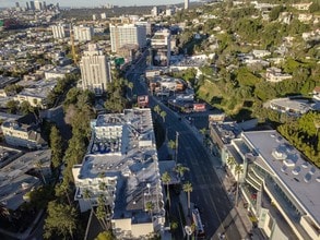 8305 W Sunset Blvd, West Hollywood, CA - AERIAL  map view
