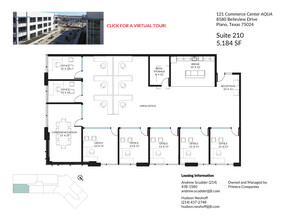 8560 Belleview Dr, Plano, TX for lease Floor Plan- Image 1 of 2