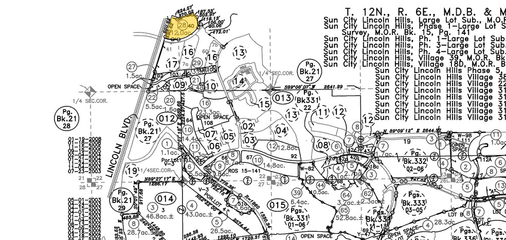 Ferrari Ranch Rd & Lincoln Blvd, Lincoln, CA à louer - Plan cadastral - Image 2 de 5