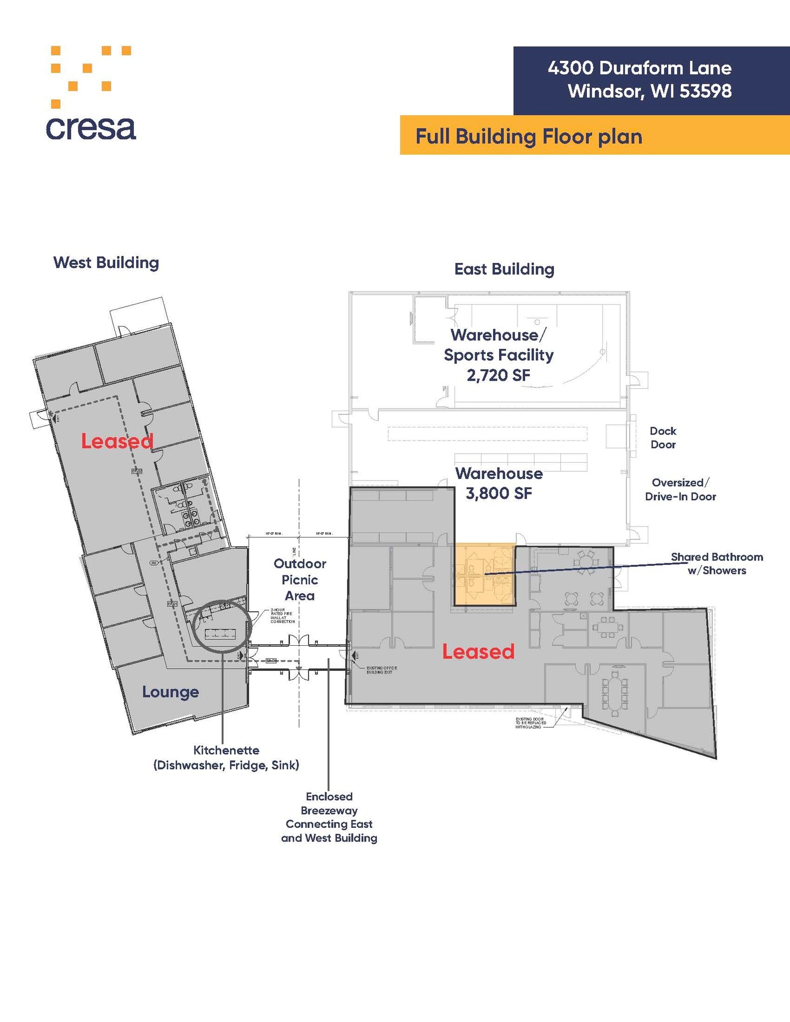 4300 Duraform Ln, Windsor, WI for lease Floor Plan- Image 1 of 3